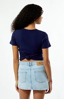 Thrills Light Indigo Sophie Denim Mini Skirt