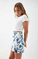 Pacsun Paint Dye Panel Mini Skirt