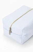 John Galt Striped Cosmetic Bag