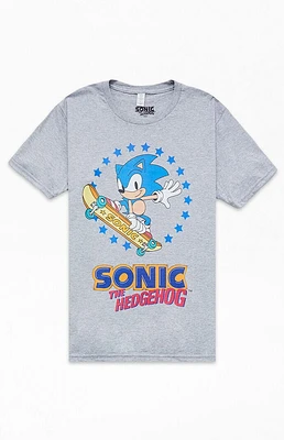 Kids Sonic The Hedgehog Skateboard T-Shirt