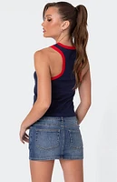 Edikted London Girl Contrast Tank Top