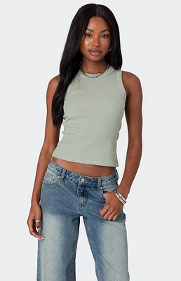 Edikted Standard Ribbed Tank Top