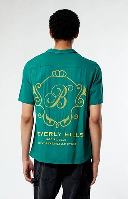 Beverly Hills Embroidered Camp Shirt