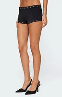 Edikted Neriah Grommet Micro Shorts