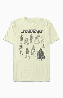 Star Wars Character Chart T-Shirt