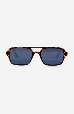INDY Sunglasses Ice Cube Ocean Blue Polarized Aviator Sunglasses