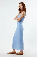 Daisy Street Mesh Layered Maxi Dress