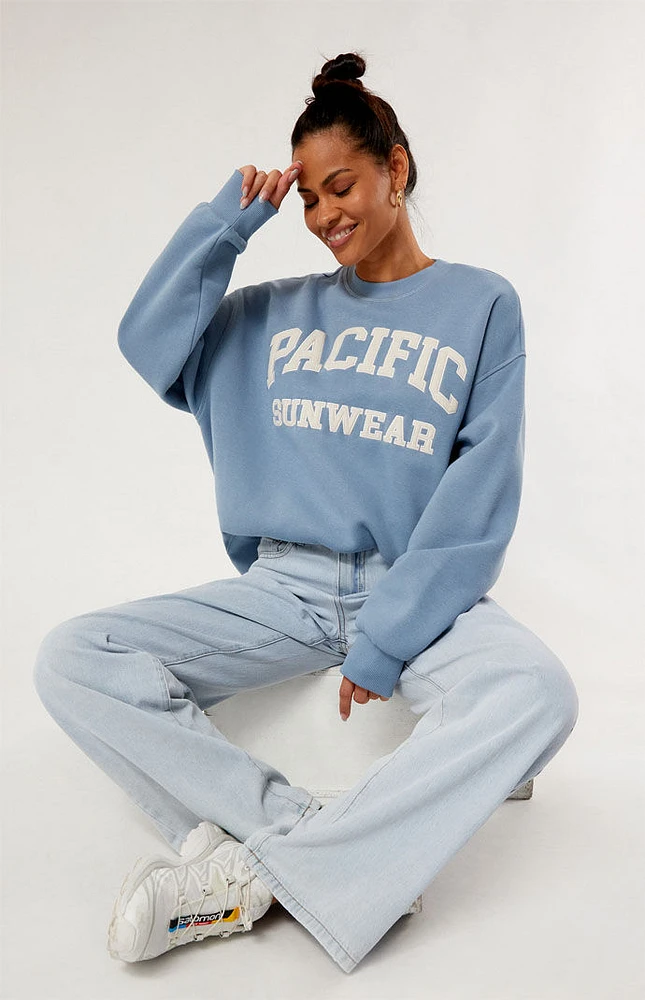 PacSun Pacific Sunwear Arch Crew Neck Sweatshirt