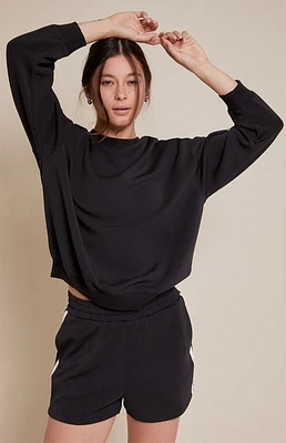 PAC 1980 Active Black Stripe Bias Sweatshirt