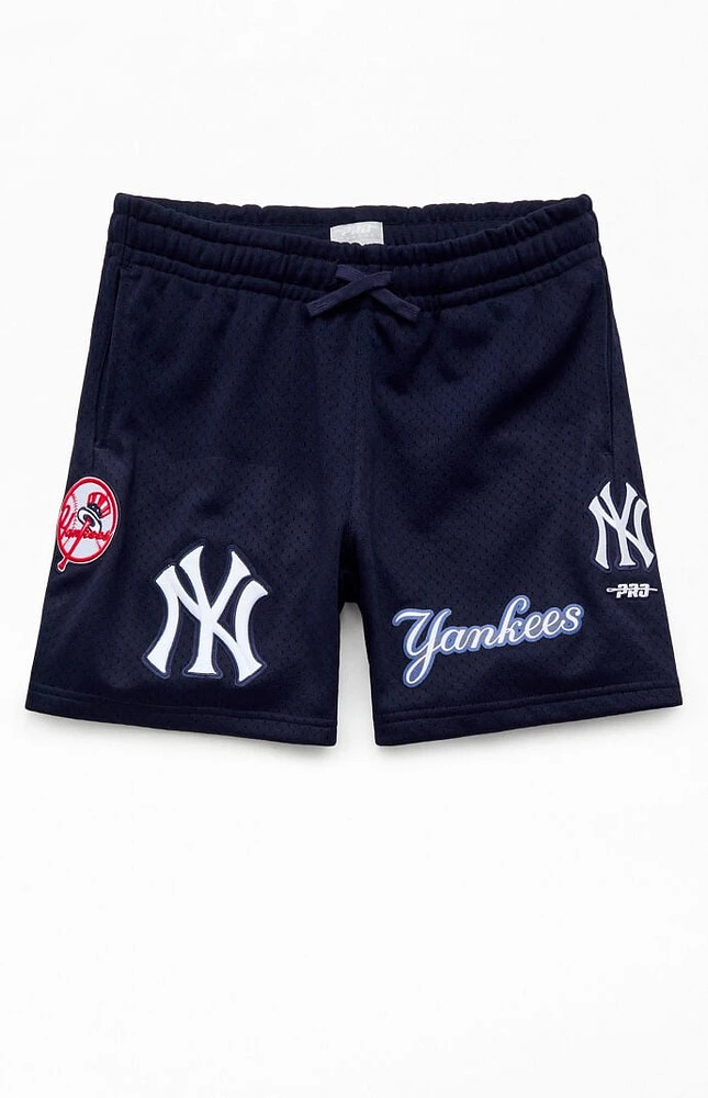 ProStandard Kids NY Yankees Mesh Basketball Shorts