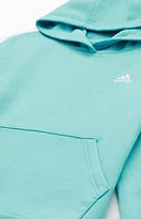 adidas Kids Mint Minimal Logo Hoodie & Sweatpants