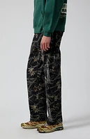 Pacsun Dylan Tree Camo Carpenter Baggy Jeans