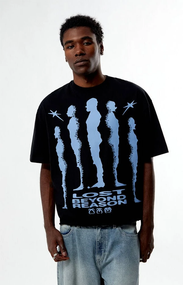 Pacsun Lost Beyond Cropped Boxy T-Shirt