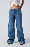 PacSun Casey Low Rise Baggy Jeans Indigo Wash