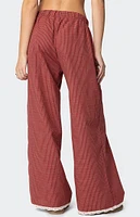 Edikted Dakota Plaid Pants