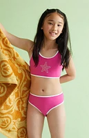PacSun Kids Eco Cropped Bikini Top & Low Rise Bottom Set
