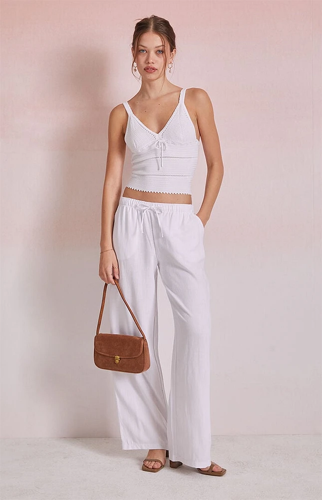 Beverly and Beck Linen Pull-On Pants