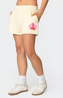 Edikted Orchid Babe Sweat Shorts