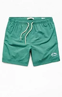 PacSun Nylon Collegiate 6.5" Swim Trunks