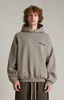 Fear of God Essentials Heather Grey Fleece Hoodie