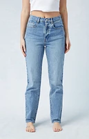 PacSun Stretch Medium Indigo Dad Jeans