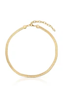 Ettika Brooklyn Flat Herringbone Necklace