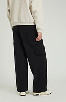 PacSun Stretch Black Extreme Baggy Cargo Pants