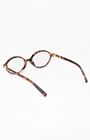 Pacsun Tortoiseshell Plastic Round Readers