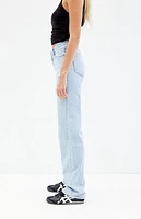 Pacsun Light Indigo V-Dip '90s Boyfriend Jeans