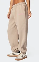 Edikted Sasha Bow Detail Sweatpants