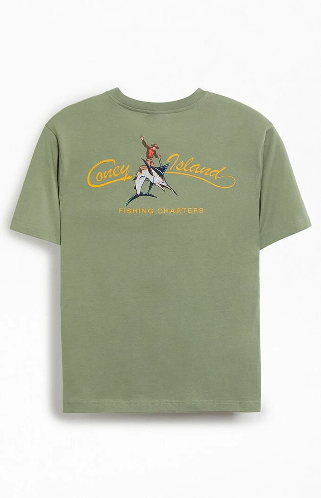 Coney Island Picnic Fishing Charters T-Shirt