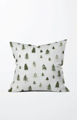 Tree Small Outdoor Throw Pillow
