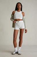 Fear of God Essentials Women's Cloud White Knit Boxer Shorts