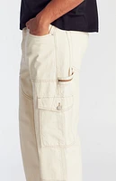 Pacsun Cream Cowboy Baggy Cargo Jeans