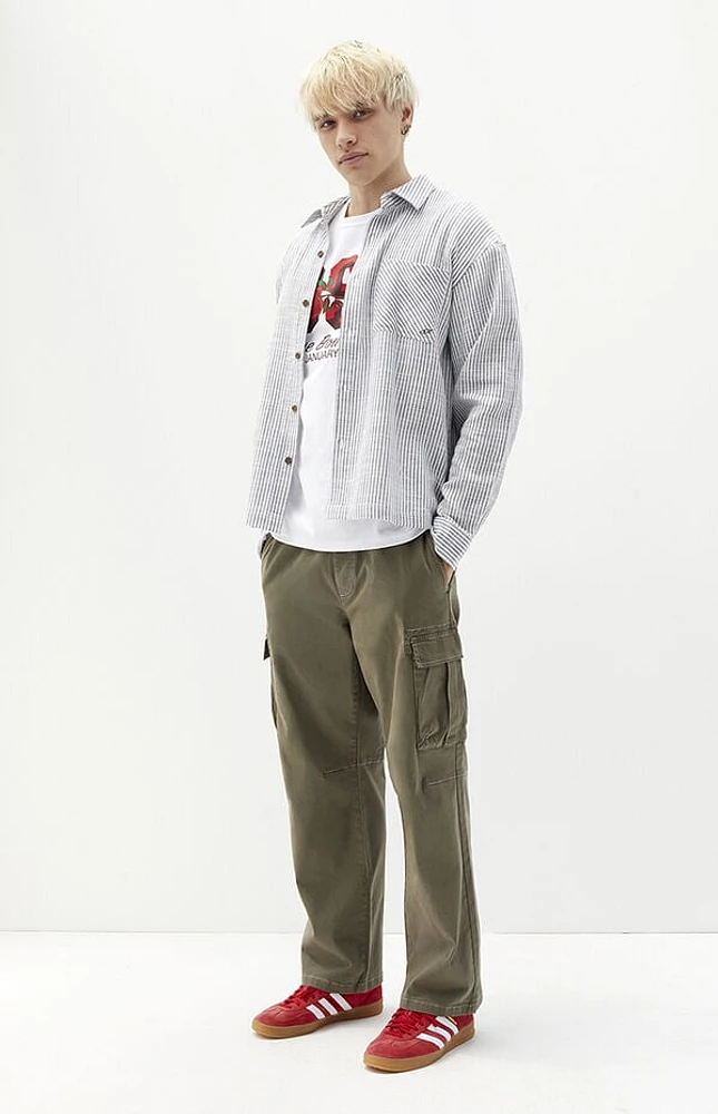 Pacsun Olive Baggy Cargo Pants