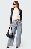 Edikted Wynn Low Rise Oversized Jeans