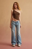 RARE DNM EDIT Light Blue Low Rise Girlfriend Jeans