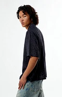 Pacsun Snakeskin Oversized Camp Shirt