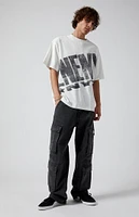 PacSun Black Baggy Cargo Jeans