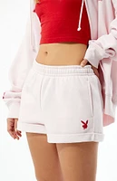 Playboy By PacSun Rolled Hem Sweat Shorts