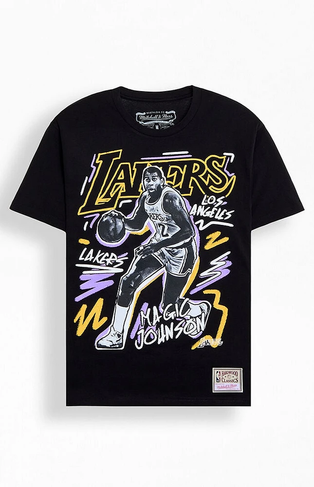 Mitchell & Ness Magic Johnson Chalked Up T-Shirt