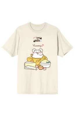 Mimi & Neko Nezu Eating T-Shirt