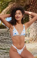 LA Hearts by PacSun Eco Floral Sia Sheered Curtain Bikini Bottom