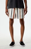 PacSun Stripe 4.5" Swim Trunks