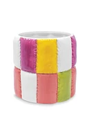 ban.do Colorblock Ceramic Planter