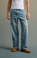 RARE DNM EDIT Tinted Light Indigo Baggy Jeans