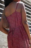 John Galt Red Floral Mini Dress