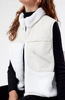 PacSun Flex Sherpa Fleece Vest