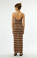 Rhythm Sol Stripe Knit Maxi Dress