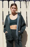 John Galt Green Full Zip Hoodie